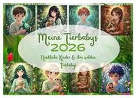CALVENDO / Blue |  Meine Tierbabys (Wandkalender 2026 DIN A2 quer), CALVENDO Monatskalender | Sonstiges |  Sack Fachmedien
