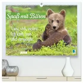 CALVENDO |  Spaß mit Bären: Edition lustige Tiere (hochwertiger Premium Wandkalender 2026 DIN A2 quer), Kunstdruck in Hochglanz | Sonstiges |  Sack Fachmedien