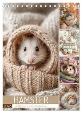 Fotografie / CALVENDO |  Hamster - süße Tiere zum Verlieben (Tischkalender 2026 DIN A5 hoch), CALVENDO Monatskalender | Sonstiges |  Sack Fachmedien