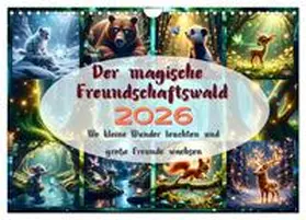 CALVENDO / Blue |  Der magische Freundschaftswald (Wandkalender 2026 DIN A4 quer), CALVENDO Monatskalender | Sonstiges |  Sack Fachmedien