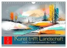 Roder / CALVENDO |  Kunst trifft Landschaft (Wandkalender 2026 DIN A4 quer), CALVENDO Monatskalender | Sonstiges |  Sack Fachmedien