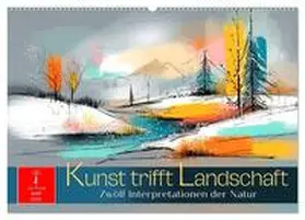 Roder / CALVENDO |  Kunst trifft Landschaft (Wandkalender 2026 DIN A2 quer), CALVENDO Monatskalender | Sonstiges |  Sack Fachmedien