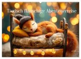 CALVENDO / Seltmann |  Tierisch flauschige Abenteuerreise (Wandkalender 2026 DIN A2 quer), CALVENDO Monatskalender | Sonstiges |  Sack Fachmedien