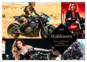 Blue / CALVENDO |  Stahlrosen (Wandkalender 2026 DIN A2 quer), CALVENDO Monatskalender | Sonstiges |  Sack Fachmedien