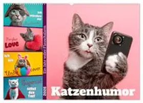 CALVENDO / Viola |  Katzenhumor - Ein Jahr voller Flauschalarm (Wandkalender 2026 DIN A2 quer), CALVENDO Monatskalender | Sonstiges |  Sack Fachmedien