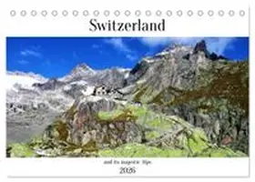 CALVENDO / Krummenacher |  Switzerland and its majestic Alps (Desk Calendar 2026 DIN A5 landscape), CALVENDO 12 Month DeskCalendar | Sonstiges |  Sack Fachmedien
