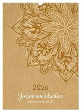 Mandy Meißner-Fimpel / CALVENDO |  Jahresweisheiten (Wandkalender 2026 DIN A3 hoch), CALVENDO Monatskalender | Sonstiges |  Sack Fachmedien