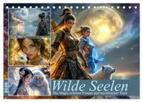 CALVENDO / Blue |  Wilde Seelen (Tischkalender 2026 DIN A5 quer), CALVENDO Monatskalender | Sonstiges |  Sack Fachmedien