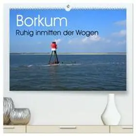 Mock / CALVENDO |  Borkum - Ruhig inmitten der Wogen (hochwertiger Premium Wandkalender 2026 DIN A2 quer), Kunstdruck in Hochglanz | Sonstiges |  Sack Fachmedien