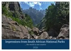 CALVENDO / Wolf |  Impressions of South African National Parks (Wall Calendar 2026 DIN A4 landscape), CALVENDO 12 Month Wall Calendar | Sonstiges |  Sack Fachmedien