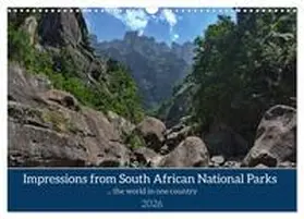 CALVENDO / Wolf |  Impressions of South African National Parks (Wall Calendar 2026 DIN A3 landscape), CALVENDO 12 Month Wall Calendar | Sonstiges |  Sack Fachmedien