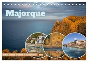 CALVENDO / Bugdoll |  Majorque - Une île à couper le souffle en Méditerranée (Calendrier de bureau 2026 DIN A5 vertical), CALVENDO calendrier mensuel | Sonstiges |  Sack Fachmedien