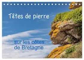 CALVENDO / Benoît |  Têtes de pierre sur les côtes de Bretagne (Calendrier de bureau 2026 DIN A5 vertical), CALVENDO calendrier mensuel | Sonstiges |  Sack Fachmedien