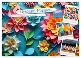CALVENDO / Irmer |  Origami-Formen (Wandkalender 2026 DIN A4 quer), CALVENDO Monatskalender | Sonstiges |  Sack Fachmedien