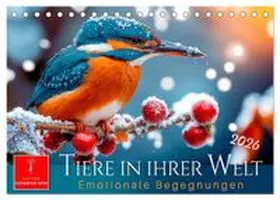CALVENDO / und Peter Roder |  Tiere in ihrer Welt (Tischkalender 2026 DIN A5 quer), CALVENDO Monatskalender | Sonstiges |  Sack Fachmedien