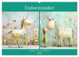 CALVENDO / Hurley |  Einhornzauber. Liebliche Unicorn-Weisheiten (Wandkalender 2026 DIN A2 quer), CALVENDO Monatskalender | Sonstiges |  Sack Fachmedien