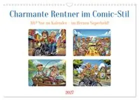 CALVENDO / Irmer |  Charmante Rentner im Comic-Stil (Wandkalender 2027 DIN A3 quer), CALVENDO Monatskalender | Sonstiges |  Sack Fachmedien