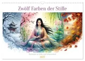 CALVENDO / Blue |  Zwölf Farben der Stille (Wandkalender 2027 DIN A3 quer), CALVENDO Monatskalender | Sonstiges |  Sack Fachmedien