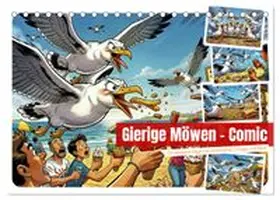 CALVENDO / Irmer |  Gierige Möwen - Comic (Tischkalender 2027 DIN A5 quer), CALVENDO Monatskalender | Sonstiges |  Sack Fachmedien