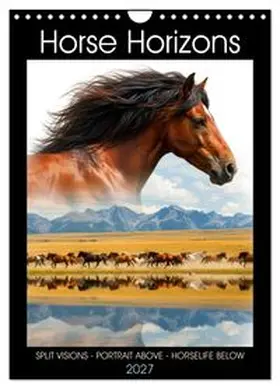 CALVENDO / Waurick |  Horizon Horses (Wall Calendar 2027 DIN A4 portrait), CALVENDO 12 Month Wall Calendar | Sonstiges |  Sack Fachmedien