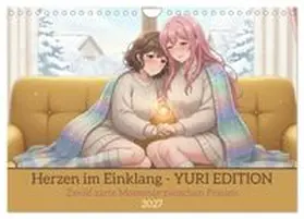 CALVENDO / Blue |  Herzen im Einklang - YURI EDITION (Wandkalender 2027 DIN A4 quer), CALVENDO Monatskalender | Sonstiges |  Sack Fachmedien