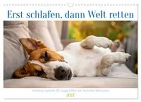 CALVENDO / Waurick |  Erst schlafen, dann Welt retten (Wandkalender 2027 DIN A3 quer), CALVENDO Monatskalender | Sonstiges |  Sack Fachmedien