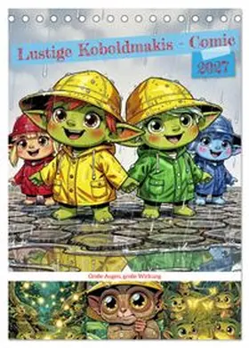 CALVENDO / Irmer |  Lustige Koboldmakis - Comic (Tischkalender 2027 DIN A5 hoch), CALVENDO Monatskalender | Sonstiges |  Sack Fachmedien