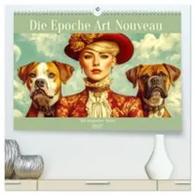 CALVENDO / Brunner-Klaus |  Die Epoche Art Nouveau - Mit eleganter Mode (hochwertiger Premium Wandkalender 2027 DIN A2 quer), Kunstdruck in Hochglanz | Sonstiges |  Sack Fachmedien