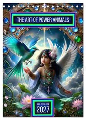 CALVENDO / Leon |  The Art of Power Animals (Desk Calendar 2027 DIN A5 portrait), CALVENDO 12 Month DeskCalendar | Sonstiges |  Sack Fachmedien
