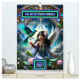 CALVENDO / Leon |  The Art of Power Animals (High Quality Premium Wall Calendar 2027 DIN A2 portrait),CALVENDO 12 Month Wall Calendar | Sonstiges |  Sack Fachmedien