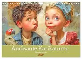 CALVENDO / Brunner-Klaus |  Amüsante Karikaturen - Humorwerke (Wandkalender 2027 DIN A4 quer), CALVENDO Monatskalender | Sonstiges |  Sack Fachmedien