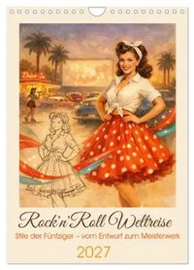 CALVENDO / Blue |  Rock'n'Roll Weltreise (Wandkalender 2027 DIN A4 hoch), CALVENDO Monatskalender | Sonstiges |  Sack Fachmedien