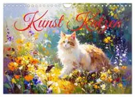 CALVENDO / Hauer |  Kunst Katzen (Wandkalender 2027 DIN A4 quer), CALVENDO Monatskalender | Sonstiges |  Sack Fachmedien