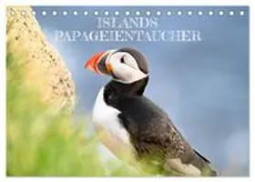 CALVENDO / Tomaschko |  Islands Papageientaucher (Tischkalender 2027 DIN A5 quer), CALVENDO Monatskalender | Sonstiges |  Sack Fachmedien