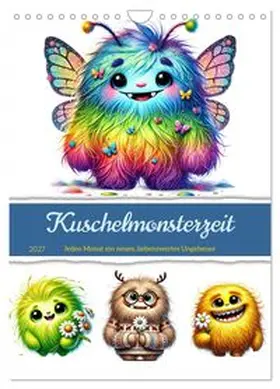 CALVENDO / Gierok-Latniak |  Kuschelmonsterzeit (Wandkalender 2027 DIN A4 hoch), CALVENDO Monatskalender | Sonstiges |  Sack Fachmedien