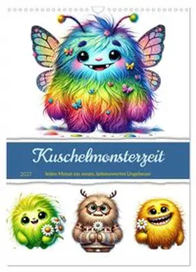 CALVENDO / Gierok-Latniak |  Kuschelmonsterzeit (Wandkalender 2027 DIN A3 hoch), CALVENDO Monatskalender | Sonstiges |  Sack Fachmedien