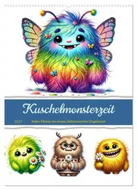 CALVENDO / Gierok-Latniak |  Kuschelmonsterzeit (Wandkalender 2027 DIN A2 hoch), CALVENDO Monatskalender | Sonstiges |  Sack Fachmedien