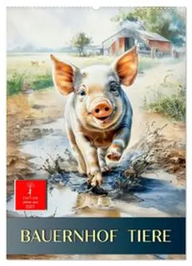 CALVENDO / Roder |  Bauernhof Tiere (Wandkalender 2027 DIN A2 hoch), CALVENDO Monatskalender | Sonstiges |  Sack Fachmedien
