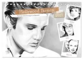 CALVENDO / Richter |  Hollywood Ikonen in Bleistift (Tischkalender 2027 DIN A5 quer), CALVENDO Monatskalender | Sonstiges |  Sack Fachmedien