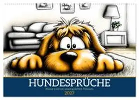 CALVENDO / Löwer |  Hundesprüche (Wandkalender 2027 DIN A2 quer), CALVENDO Monatskalender | Sonstiges |  Sack Fachmedien