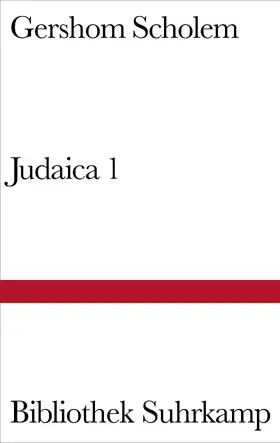 Scholem |  Judaica I | Buch |  Sack Fachmedien