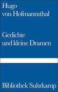 Hofmannsthal |  Gedichte und kleine Dramen | Buch |  Sack Fachmedien