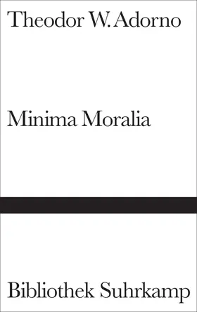 Adorno |  Minima Moralia | Buch |  Sack Fachmedien