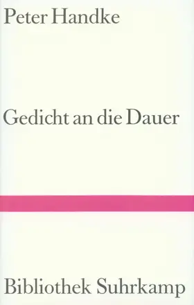 Handke |  Gedicht an die Dauer | Buch |  Sack Fachmedien