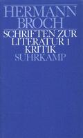 Lützeler / Broch |  Kommentierte Werkausgabe 9/1. Schriften zur Literatur 1 | Buch |  Sack Fachmedien