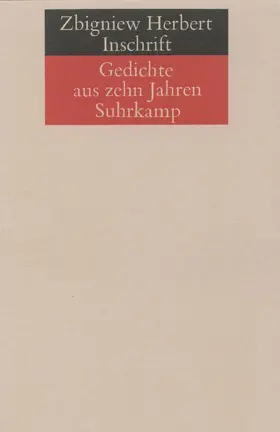 Herbert / Dedecius |  Inschrift | Buch |  Sack Fachmedien