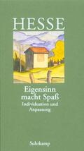 Hesse |  Eigensinn macht Spaß | Buch |  Sack Fachmedien