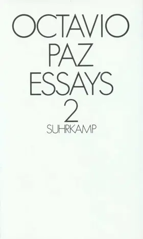 Paz |  Essays II | Buch |  Sack Fachmedien