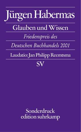 Habermas | Glaube und Wissen | Buch | 978-3-518-06651-5 | sack.de