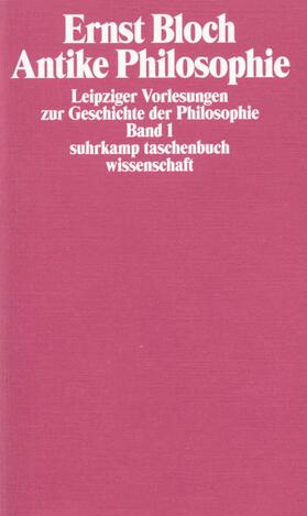 Bloch / Römer / Schmidt | Leipziger Vorlesungen zur Geschichte der Philosophie 1/4 | Buch | sack.de